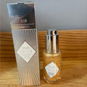 PUR Iconic Glow Illuminating Face & Body Dry Oil - Silver
